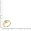 Ring 375 Gold Gelb Sky Blue Topas Offenes Design - 2