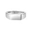 Ring 925 Sterling Silber poliert rhodiniert edged - 2