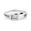 Ring Silber 925 rhodiniert mit weißem Baguette-Zirkonia - 2