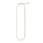 Halskette 925 Sterling Silber vergoldet Tennis Zirkonia - 2