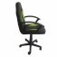 Schreibtischstuhl Junior höhenverstellbar ergonomischer Drehstuhl Schwarz-Grün - 2