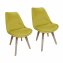 2er Set Design-Stühle Atlanta Gelb - 2
