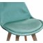 Esszimmerstuhl Samt 2er Set Atlanta Türkis - 2