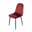 Stuhl Savannah Velvet Rot - 2