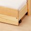Bett 90 x 200 cm Kinderbett mit Auszug - 2
