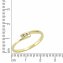 Ring Gold 585 mit 3x Brillant zus. 0,06ct. - 2
