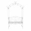 Romantische Gartenbank mit Rosenbogen aus Metall Celia - 2