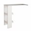 Bartisch mit Stauraum moderner Küchentisch in Weiß - 2