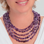 5-reihiges Amethyst-Collier - 2