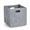 Aufbewahrungskorb Filz grau eckig - 2
