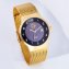 Flache Solar-Armbanduhr „Gold” - 2