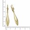 Ohrringe 375 Gold glanz matt diamantiert - 2