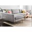 Ecksofa Antonius Webstoff Grau links - 2