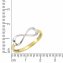 Ring Gold 375 zweifarbig mit Unendlichkeits-Motiv - 2