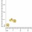 Ohrstecker 333 Gold Kugel 5mm - 2