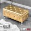 Gepolsterte Sitzbank mit Truhe Maribella Gold - 2