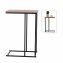 Beistelltisch Metall + MDF Natur - 2