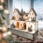 Beleuchtete Weihnachtsszene mit beweglichen Figuren - 2