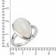 Ring Silber 925 rhodiniert mit echtem Rainbow Mondstein 17x10,5mm - 2
