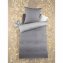 Mako Satin Bettwäsche 2-Teilig Grau 135 x 200 cm - 2