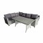 Outdoor Möbel Ecksofa mit Tisch - 2