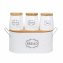 Brot-, Kaffee-, Tee- und Zuckervorratsdose 4-teiliges Set - 2