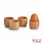 Eierbecher-Set 4-teilig Bambus - 2