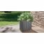 Blumentopf mit Wasserspeicher Nessa rund grau - 2