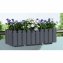 Blumenkasten mit Wasserspeicher Nessa 50 cm Grau - 2