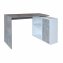 Eckschreibtisch 120 x 80 Beton Weiß - 2