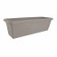 Blumenkasten mit Wasserspeicher 60 cm 4er Set Taupe - 2