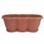 Blumenkasten mit Untersetzer 40 cm 4er Set Terracotta - 2