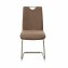 Schwingstuhl Taupe/Antikhellbraun 2er Set Emrys - 2