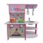 Spielküche aus MDF Kinderküche pink mit Backofen und Zubehör - 2
