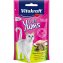 Katzensnack Cat Yums, Huhn & Katzengras - 9 x 40g - 2