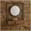 Wandspiegel mit Schublade Industrial Design aus Metall und Holz - 2