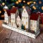 Weihnachtshäuser mit spielenden Kindern LED Winterdeko - 2