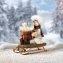Schlittenmädchen mit Schneekugel - 2
