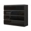 Sideboard Kenji 8 Schubladen Hochglanz Schwarz - 2