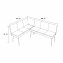 Eckbank 154 x 195 cm Mesilla kurzer Schenkel links - 2