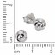 Ohrstecker 925 Silber rhodiniert - 2