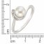 Ring Silber 925 rhodiniert mit weißer Perle & Zirkonia - 2
