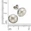 Ohrstecker 925/- Sterling Silber Perle weiß - 2