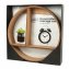 Wandregal Ø 37 cm Holz Hellbraun - 2