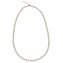 Collier 925 Silber rhodiniert mit Süßwasserzuchtperlen in weiß - 2