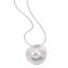Halskette Silber 925 rhodiniert mit einer weißen Perle 10mm - 2