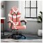 Gaming Stuhl Pink/Weiß Drehstuhl - 2