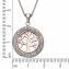 Halskette Silber 925 zweifarbig mit Lebensbaum-Motiv - 2