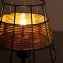 Rattangeflecht-Tischlampe - 2