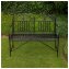 Gartenbank Schwarz Metallbank Celia - 2